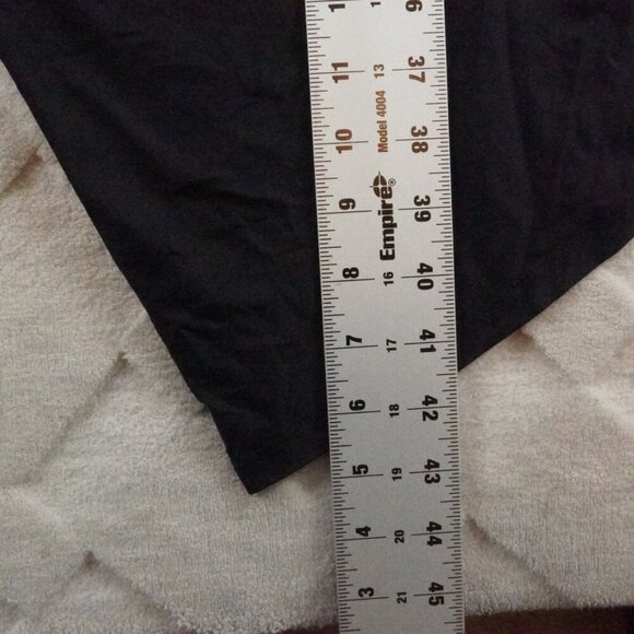 Athleta Sunlover Hilo UPF Dress Asymmetric Short Sleeve Black Large NWT  $79 - Picture 8 of 9